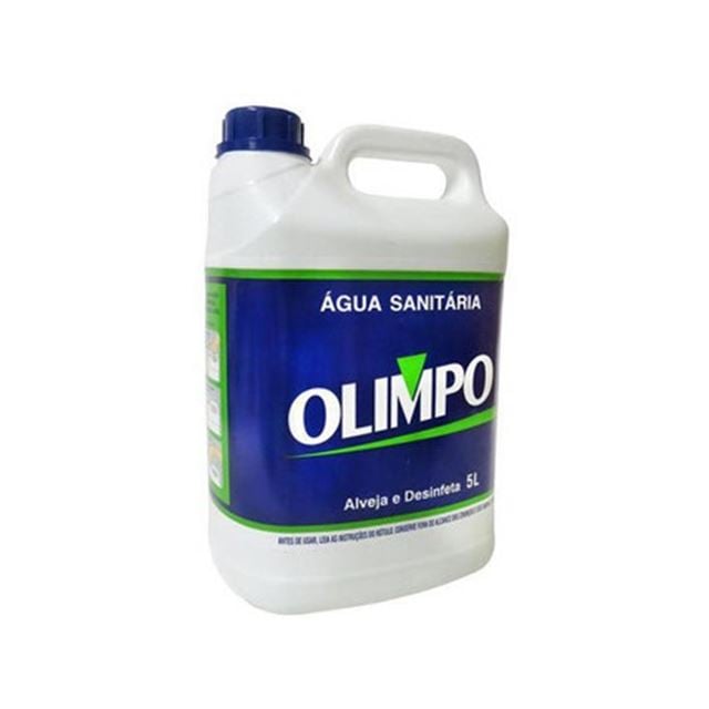 Cloro Líquido 2,5% (Água Sanitária) 5L - Olimpo