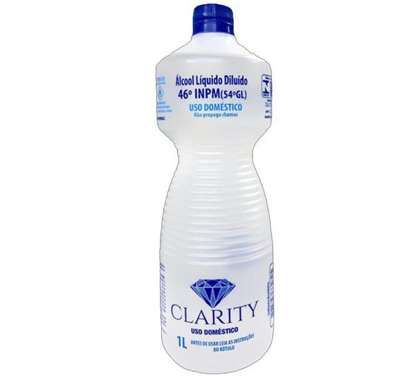 Álcool Liquido 46º 1L - Clarity