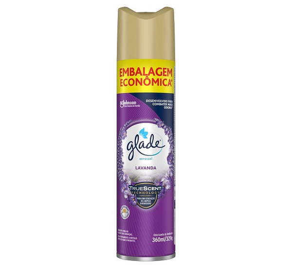 Odorizador Glade Aerossol 360ml Lavanda