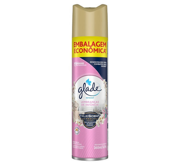 Odorizador Glade Aerossol 360ml Lembranças de Infância