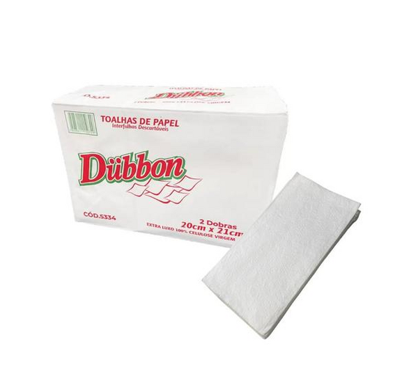 Papel Toalha Interfolha F. Simples 2D 20x21cm - Dubbon