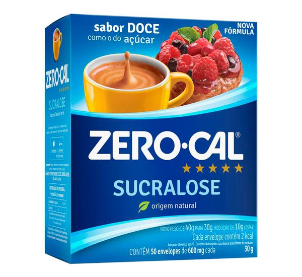 Adoçante em Pó Sucralose 50x600mg - Zero Cal