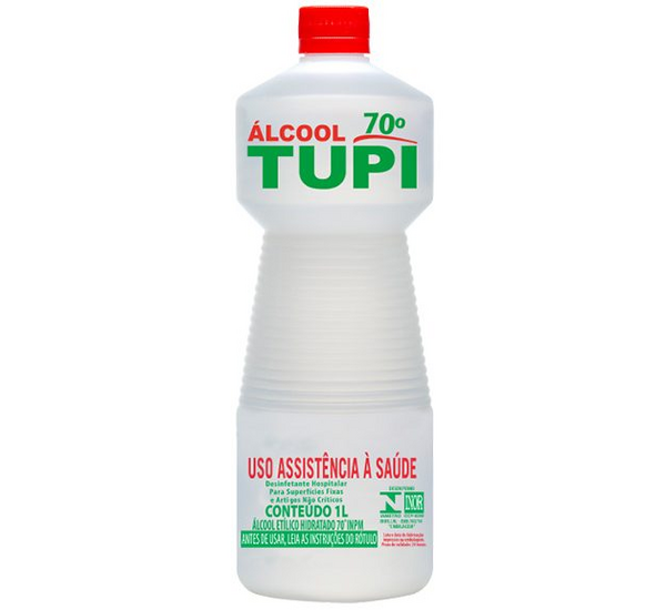 Álcool Líquido 70° 1L - Tupi