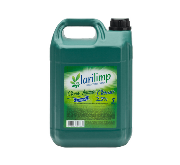 Cloro Líquido 1% (Água Sanitária) 5L - LarIlimp