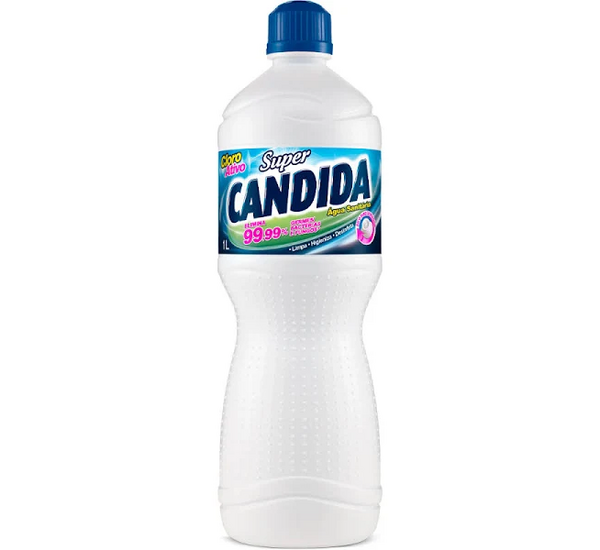 Cloro Líquido 2,5% (Água Sanitária) 1L - Super Cândida
