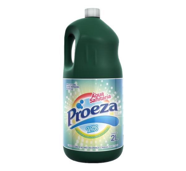 Cloro Líquido 2,5% (Água Sanitária) 2L - Proeza