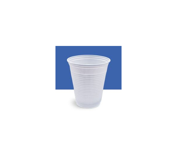 Copo 180ml PS Branco Cx 2500 - Totalplast