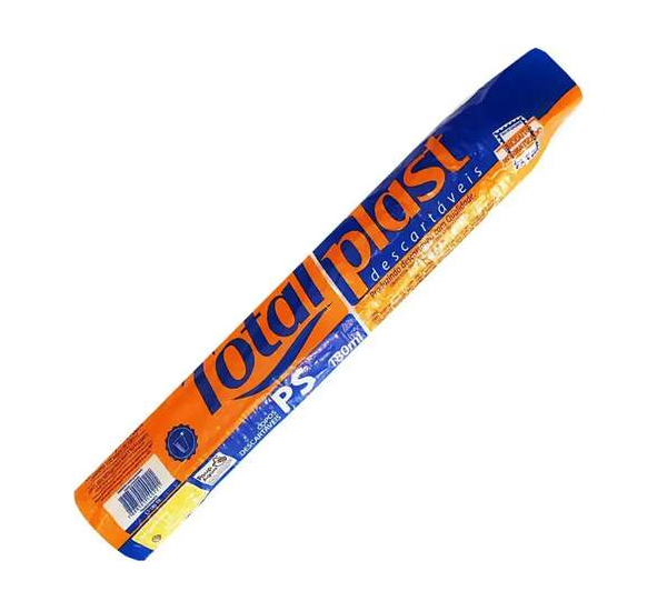 Copo descartável 180 ml PS Branco c/ 100 - Totalplast