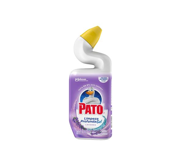 Desinfetante Sanitário Limpeza Profunda Gel Lavanda 500ml - Pato