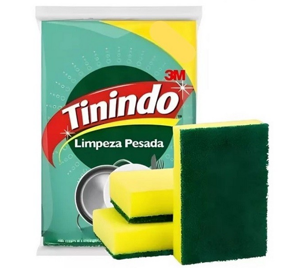 Esponja Dupla Face - Tinindo