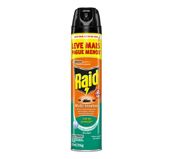Inseticida Aerossol 420ml - Raid