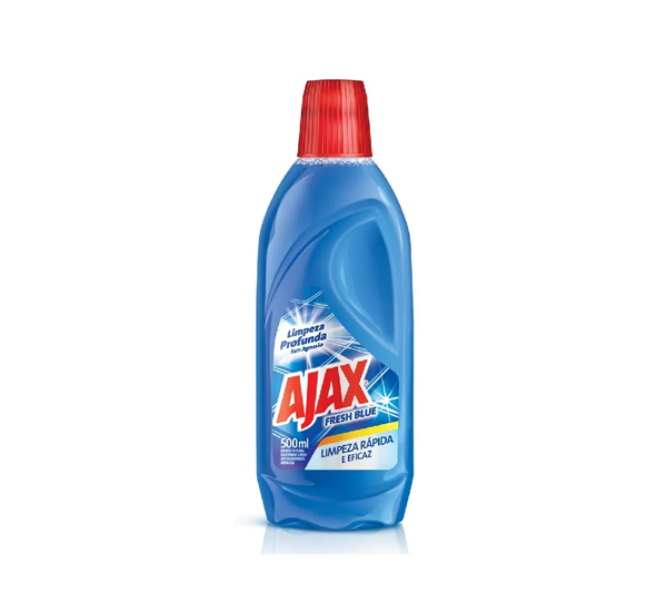 Limpador Multiuso Concentrado Ajax Fresh Blue Limpeza Pesada 500 ml