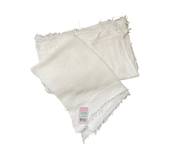 Pano de Chão Alvejado Branco 27x57cm