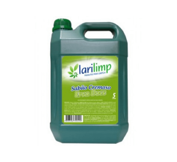 Sabonete Liq. Cremoso Erva Doce 5 Litros - Larilimp