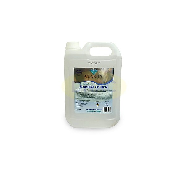 Álcool Gel Antisséptico 70º 5L - Clarity