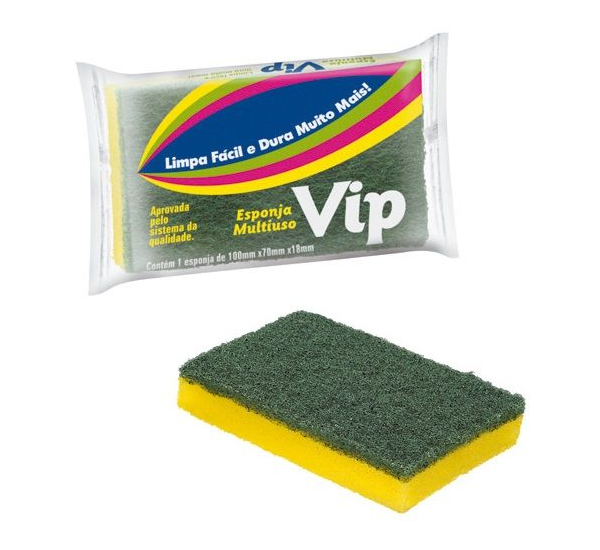Esponja Dupla Face- Vip