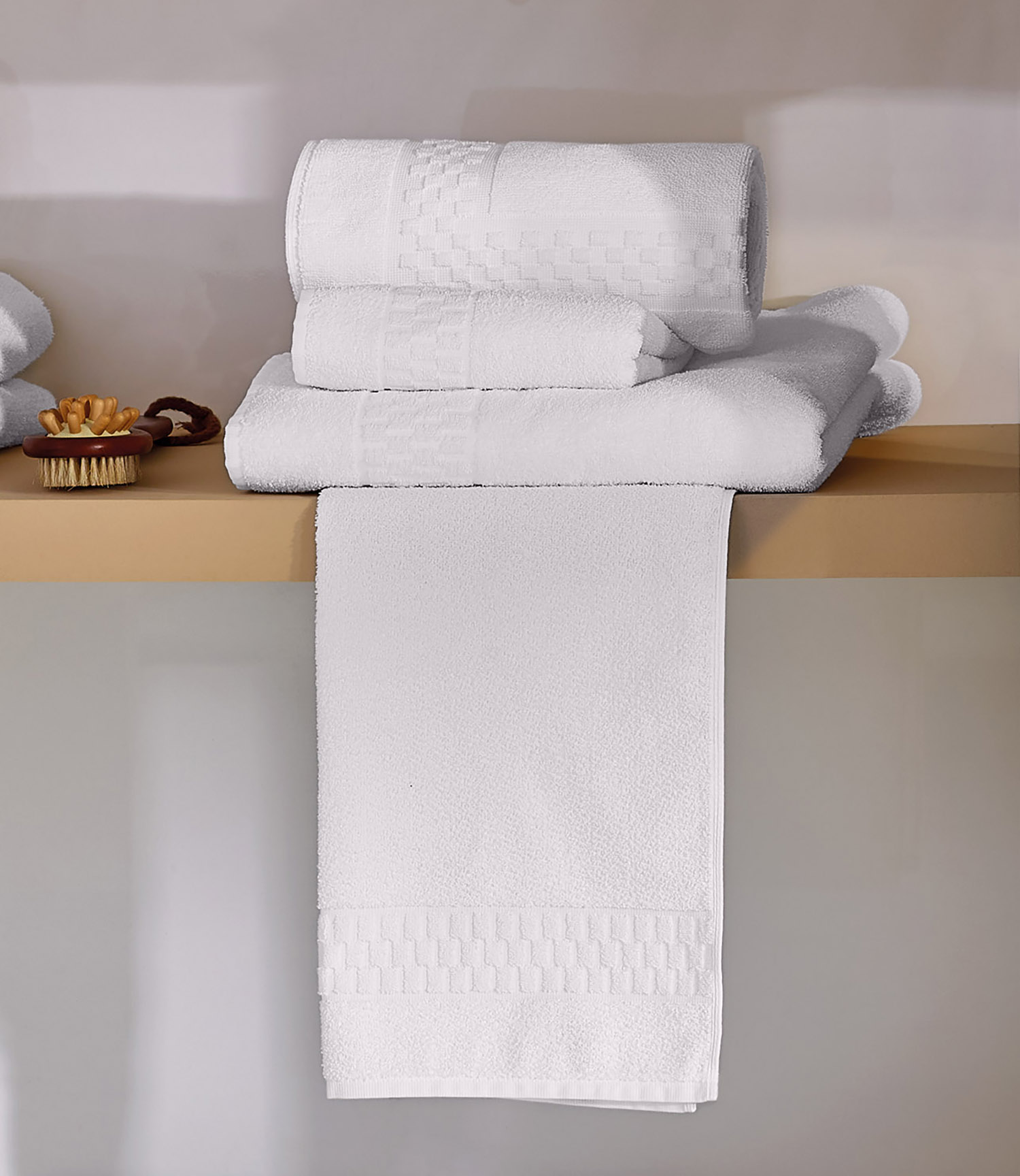 Toalha de Rosto, 90%CO 10%PES, 048 X 080 CM, cor branco