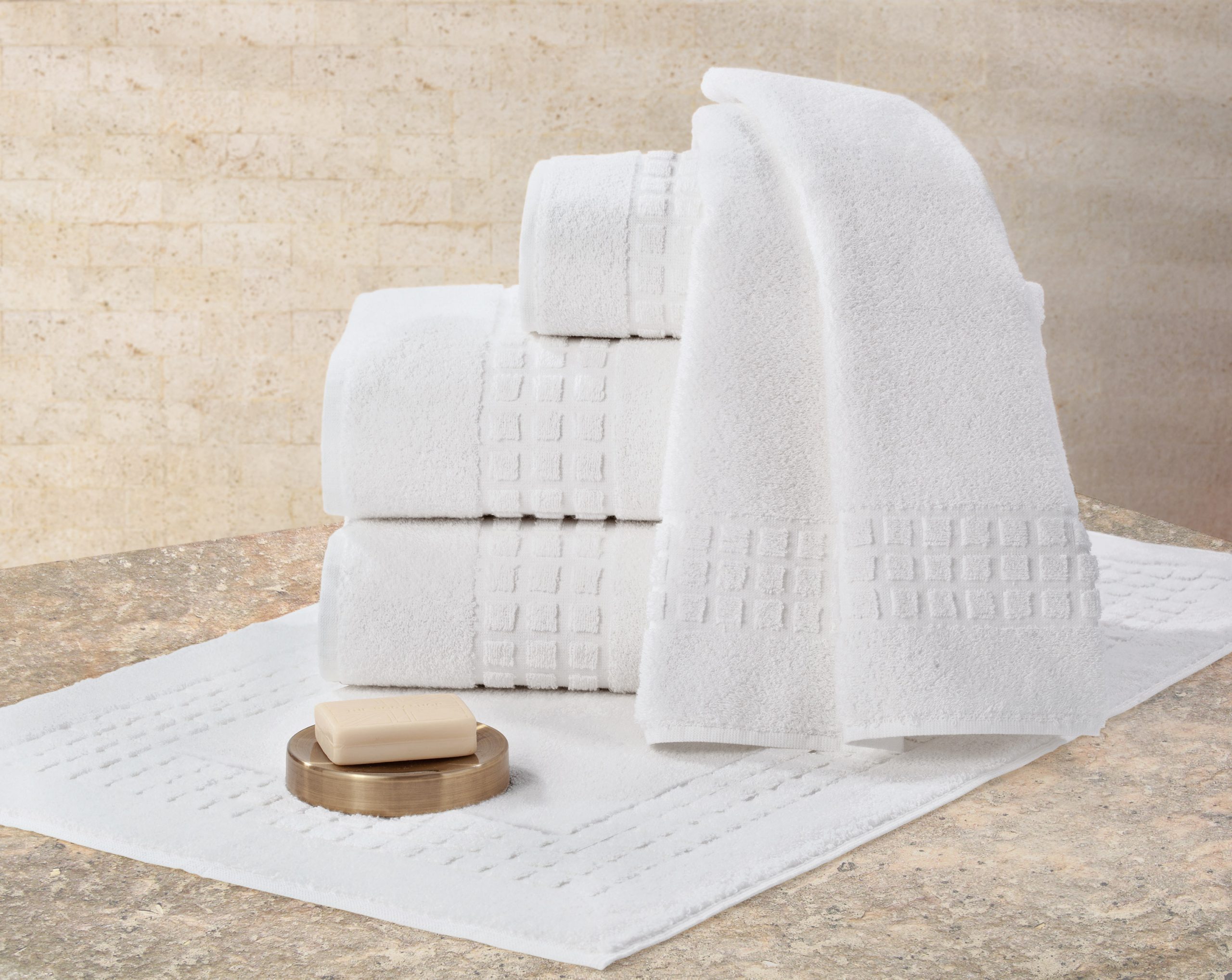 Toalha de banho, 90%CO 10%PES, 075 X 150 CM, cor branco