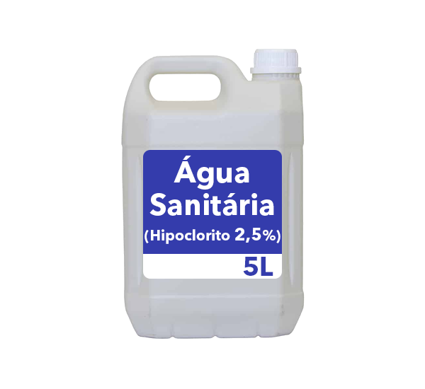 Cloro Líquido 2,5% (Água Sanitária) 5L