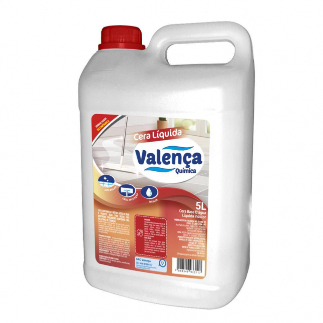 Cera Líquida Base de Água 5L - Valência
