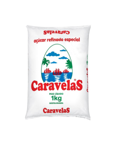 Açúcar Refinado 1Kg - Caravelas