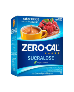 Adoçante em Pó Sucralose 50x600mg - Zero Cal