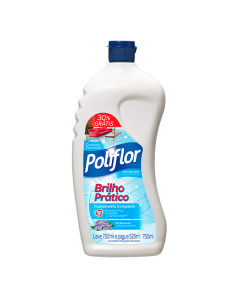 Cera Líq. Brilho Prático 750ml - Poliflor