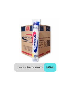 Copo Descartavel Branco 180 ml c/ 2.500 - Coposul