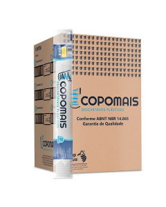 Copo Descartável Transparente 80ml C/ 2.500 - Copomais