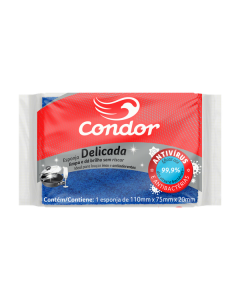 Esponja Dupla Face Anti-Aderente Azul - Condor