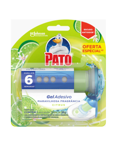 Gel Adesivo Sanitário Citrus Refil c/ 6 Unid  - Pato