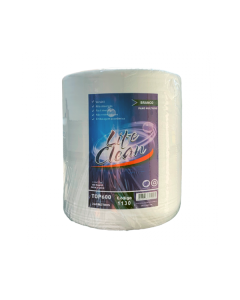Pano Multiuso 300m Branco c/ 600 Unid 28x25 cm - Life Clean