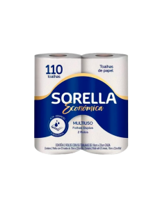 Papel Toalha Cozinha c/ 2 Rolos - Sorella