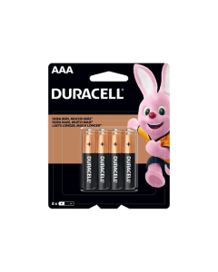 Pilha Alcalina (AAA) c/8 - Duracell