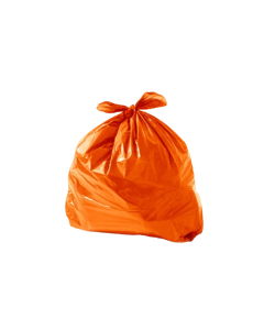 Saco de Lixo  60L    Reforçado Laranja - Itacel