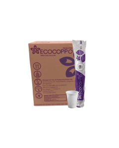 Copo Descartável Branco 180 ml c/ 2500 - Ecocoppo