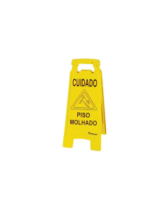 Placa Sinalizadora " Piso Molhado "