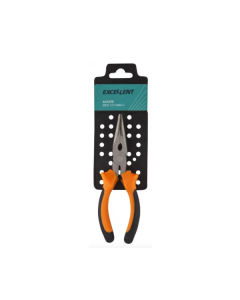 Alicate Bico 1/2 Cana Cabo Laranja e Preto 6" 8VM - Excellent Profissional