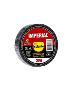 Fita Isolante Imperial 5M Preta C/10 - 3M