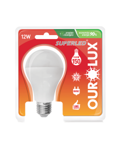 Lâmpada Led Bulbo 12W 6500K Bivolt Ourolux