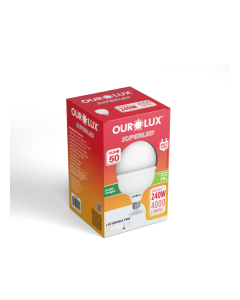 Lâmpada Led Bulbo 50W Bivolt 6500K Bivolt Ourolux
