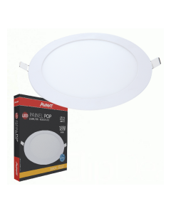 Painel Led-Sobrepor Redondo-18W 6500K 18W-22cm Bivolt-Avant