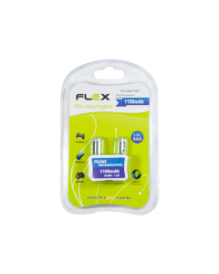 Pilha Recarregavel AAA c/2 - Flex