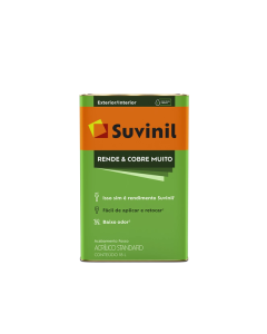Tinta Acrílica Fosca Branco 18L Rende e Cobre - Suvinil