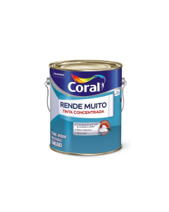 Tinta Acrílica Fosca Branco 3,6L Rende Muito - Coral