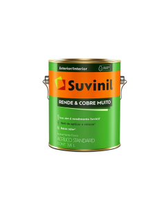 Tinta Acrílica Fosca Gelo 3,6L Rende e Cobre - Sulvinil