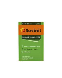 Tinta Acrílica Fosca Vermelho Cardinal 18L Rende e Cobre - Suvinil