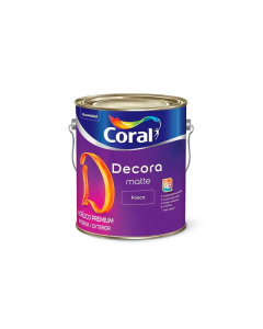 Tinta Acrílica Premium Fosca 3,2L Zepelim  Decora Matte - Coral