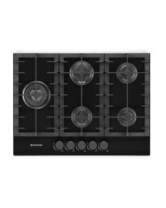 Cooktop a Gás Invita 70cm Preto Bivolt 5 Queimadores