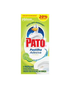 Gel Adesivo Sanitário Citrus c/ 3 Unid - Pato